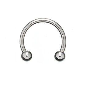 Piercing “πέταλο” 1.2 mm με μπίλιες