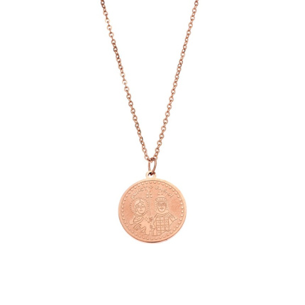 Κολιέ Γυναικείο SΕΝΖΑ Steel Rose Gold Plated