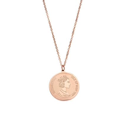 Κολιέ Γυναικείο SΕΝΖΑ Steel Rose Gold Plated