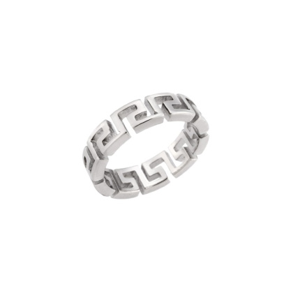 Δαχτυλίδι  Unisex Steel, με μαίανδρο