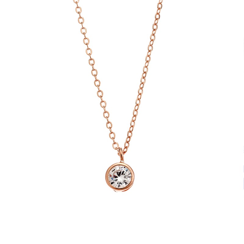 Κολιέ  Silver 925 Rose Gold Plated