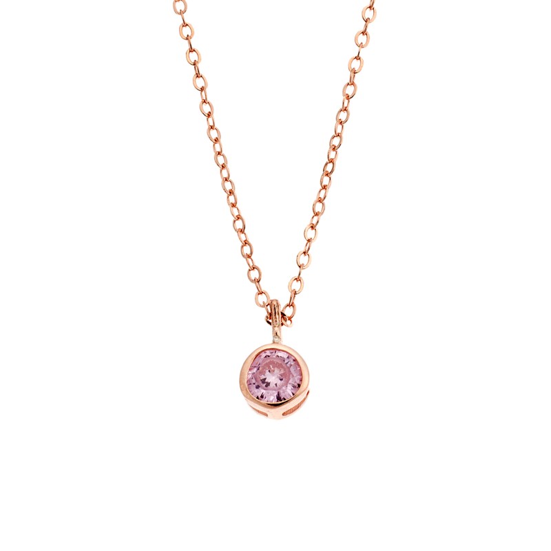 Κολιέ  Silver 925  Rose Gold Plated