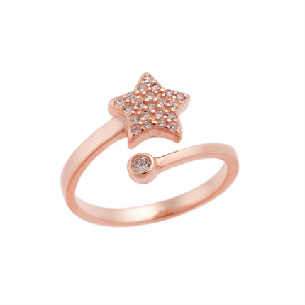 Δαχτυλίδι Chevalier  Silver 925 Rose Gold Plated