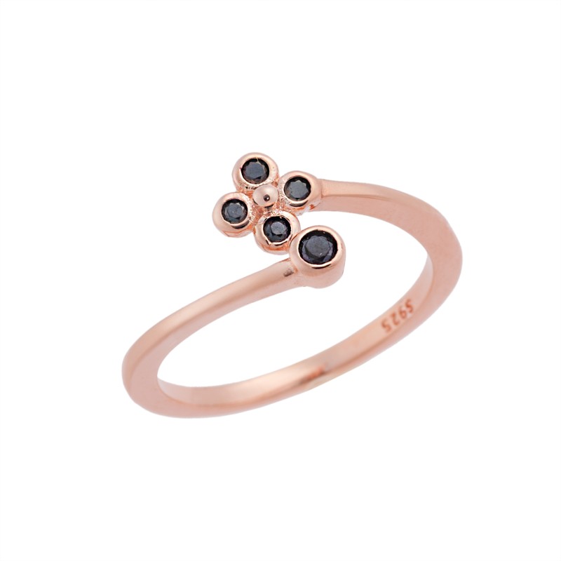 Δαχτυλίδι Chevalier  Silver 925 Rose Gold Plated