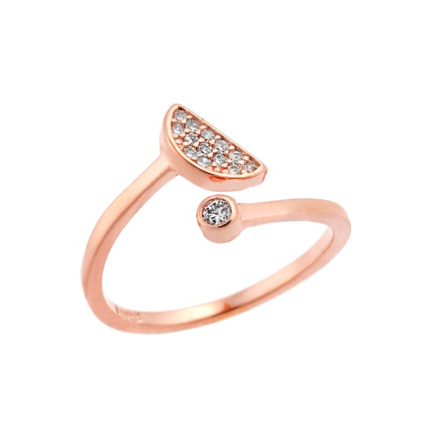 Δαχτυλίδι Chevalier  Silver 925  Rose Gold Plated