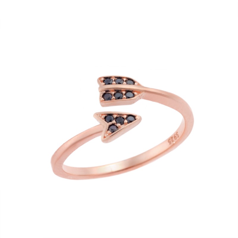 Δαχτυλίδι Chevalier  Silver 925  Rose Gold Plated