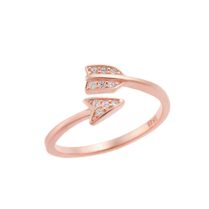 Δαχτυλίδι Chevalier  Silver 925  Rose Gold Plated