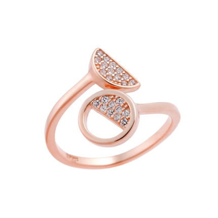 Δαχτυλίδι Chevalier  Silver 925  Rose Gold Plated